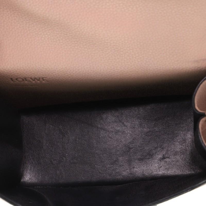 Brown Loewe Barcelona Shoulder Bag Leather Small