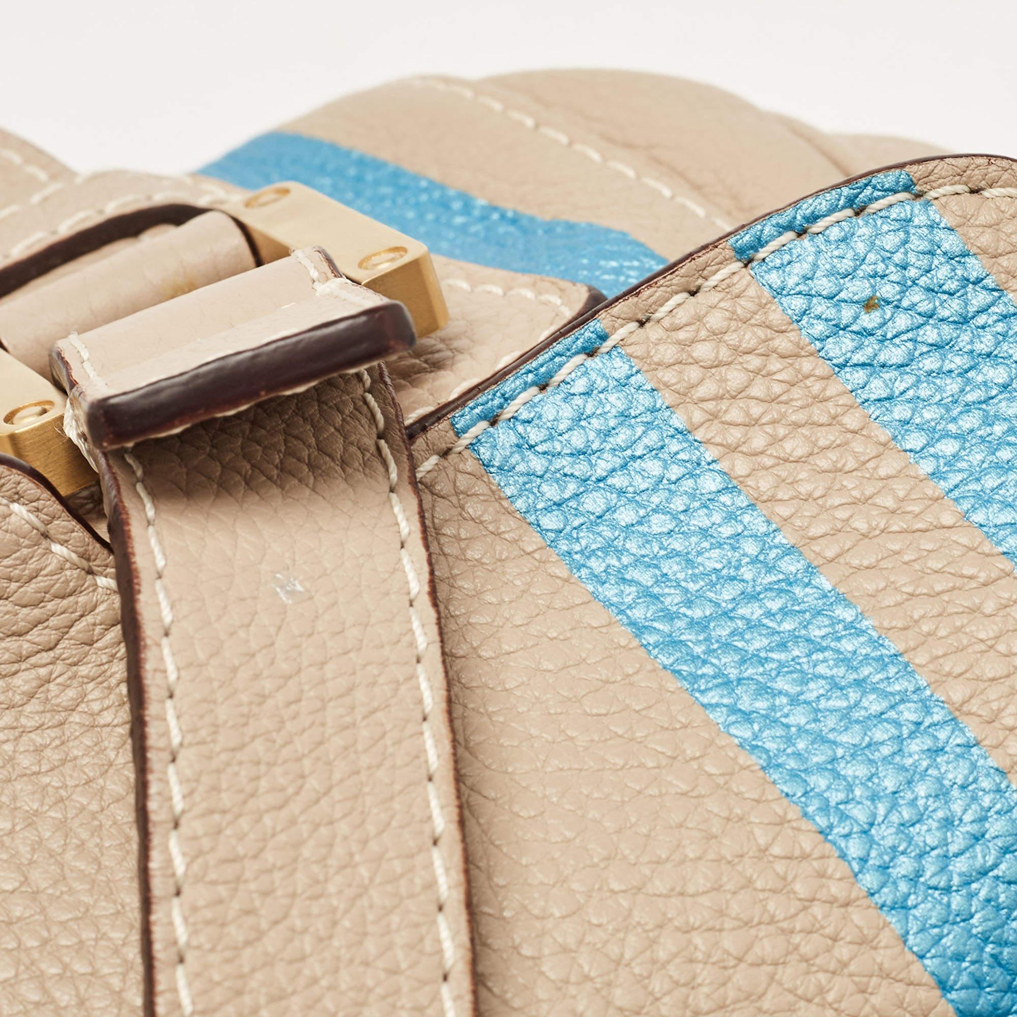 Loewe Beige Leather Special Edition Shoulder Bag For Sale 5