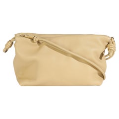 Loewe Beige Mellow Nappa Donut Chain Medium Flamenco Purse