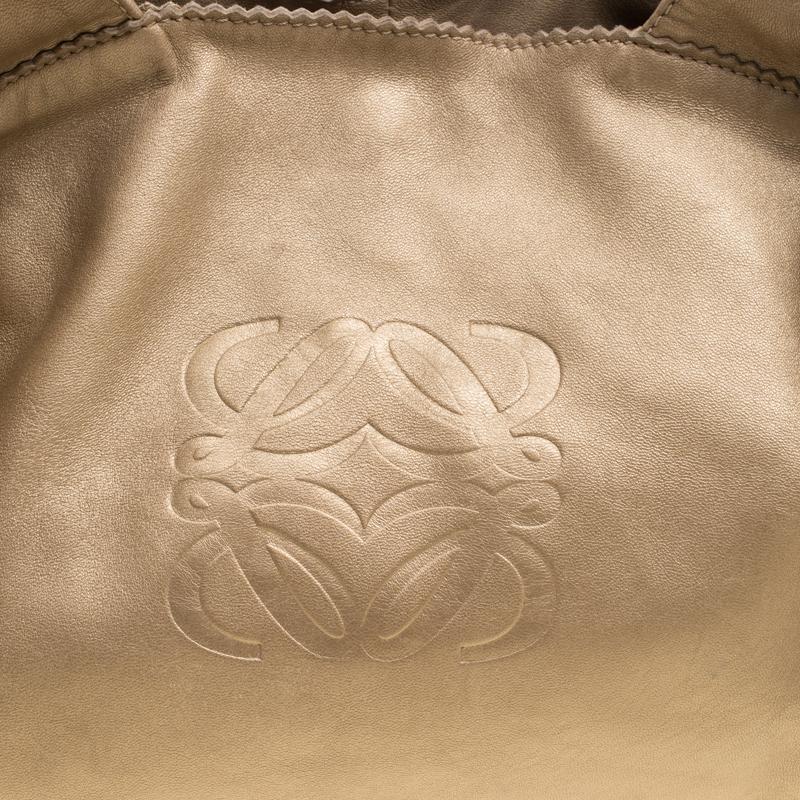 Loewe Beige Nappa Leather Aire Hobo 1