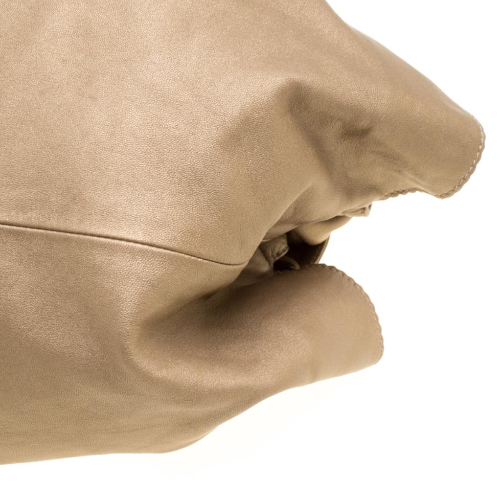 Loewe Beige Nappa Leather Aire Hobo 4