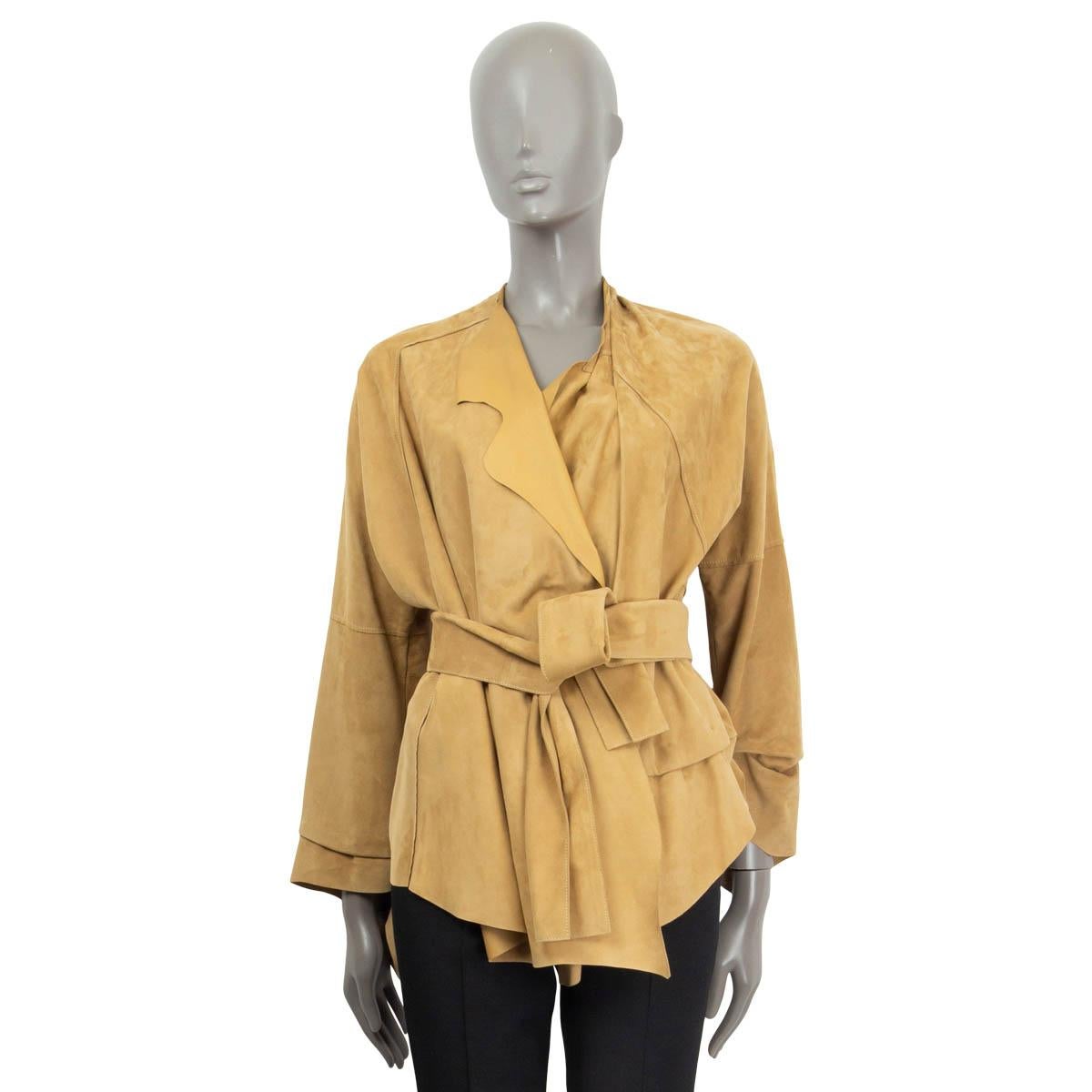 loewe suede coat