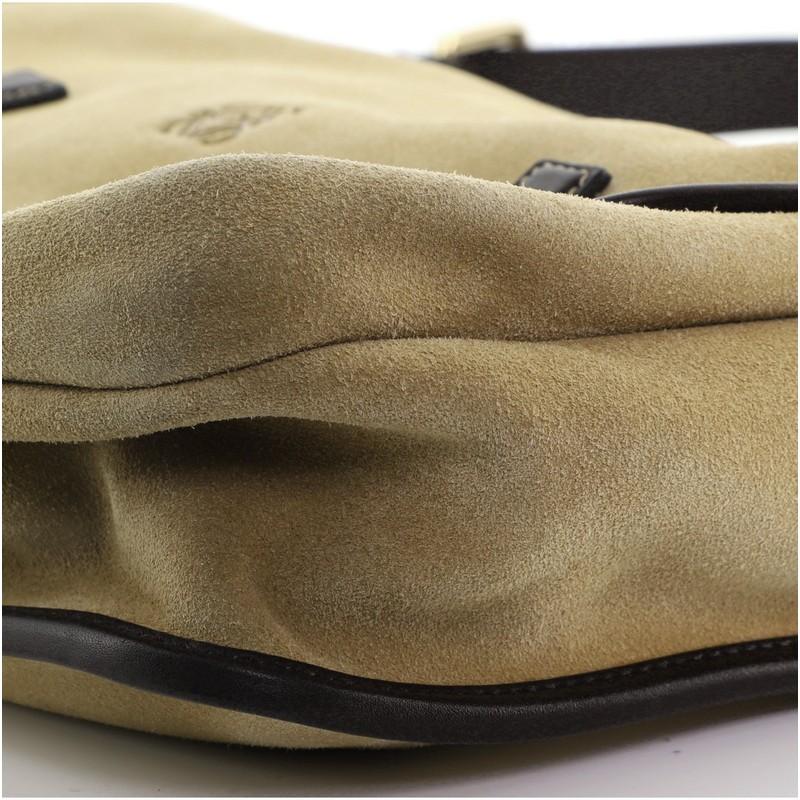 Loewe Belted Messenger Bag Suede and Leather Large 2
