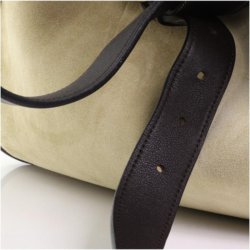 Loewe Belted Messenger Bag Suede and Leather Large 4