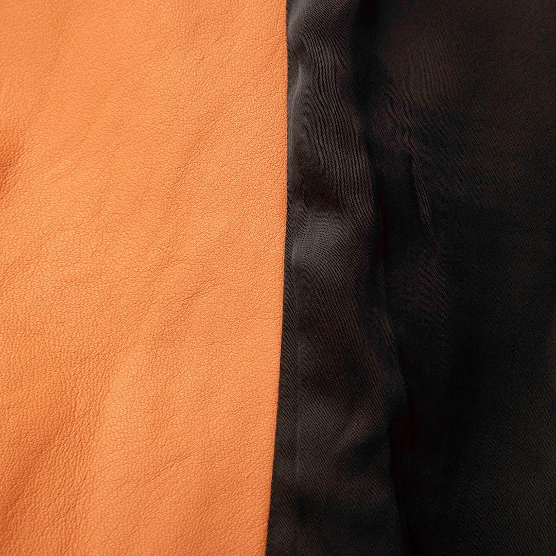 Women's Loewe Black & Brown Leather Trim Trousers Size XXS For Sale