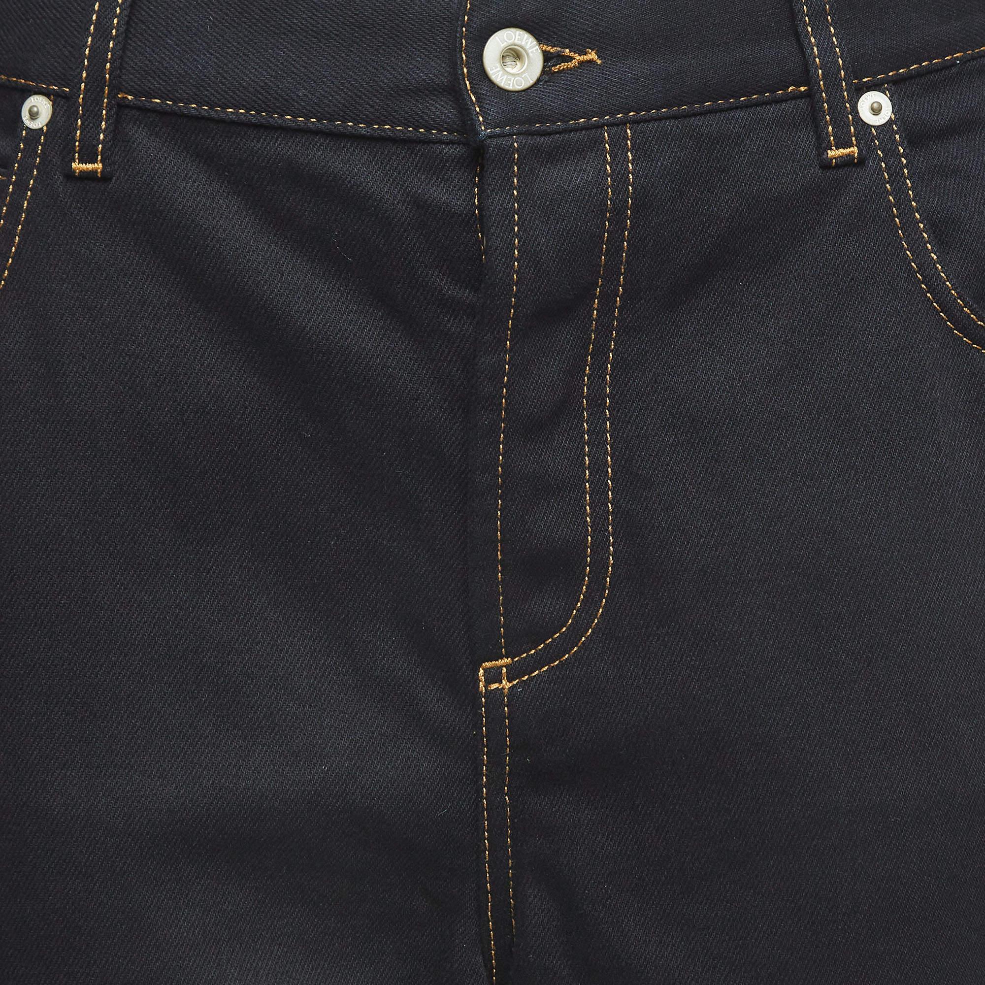 Loewe Black Denim Anagram Pocket Jeans M 2