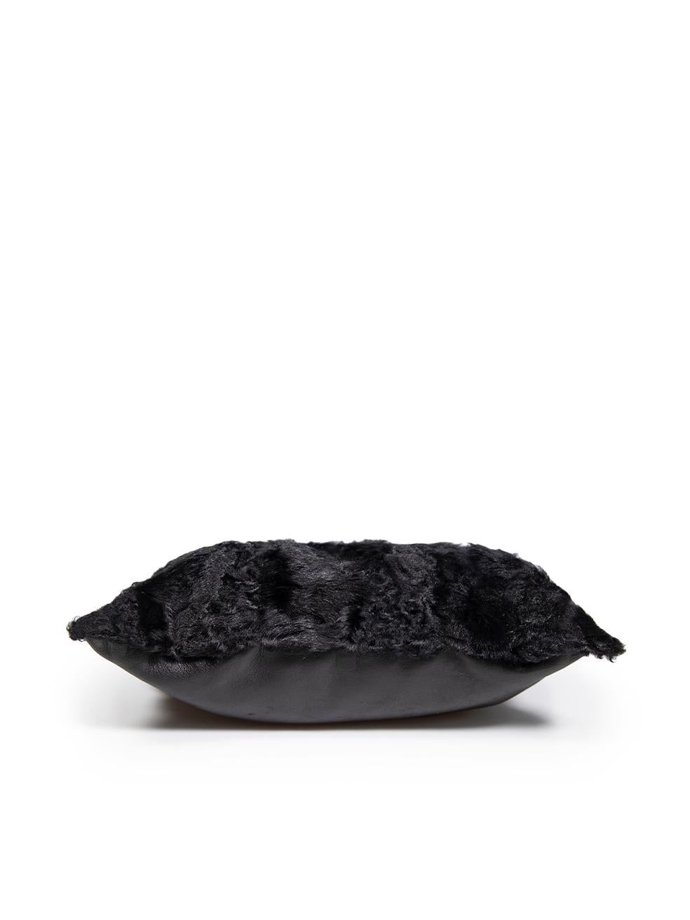 Women's Loewe Black Fur Panel Tote Bag For Sale