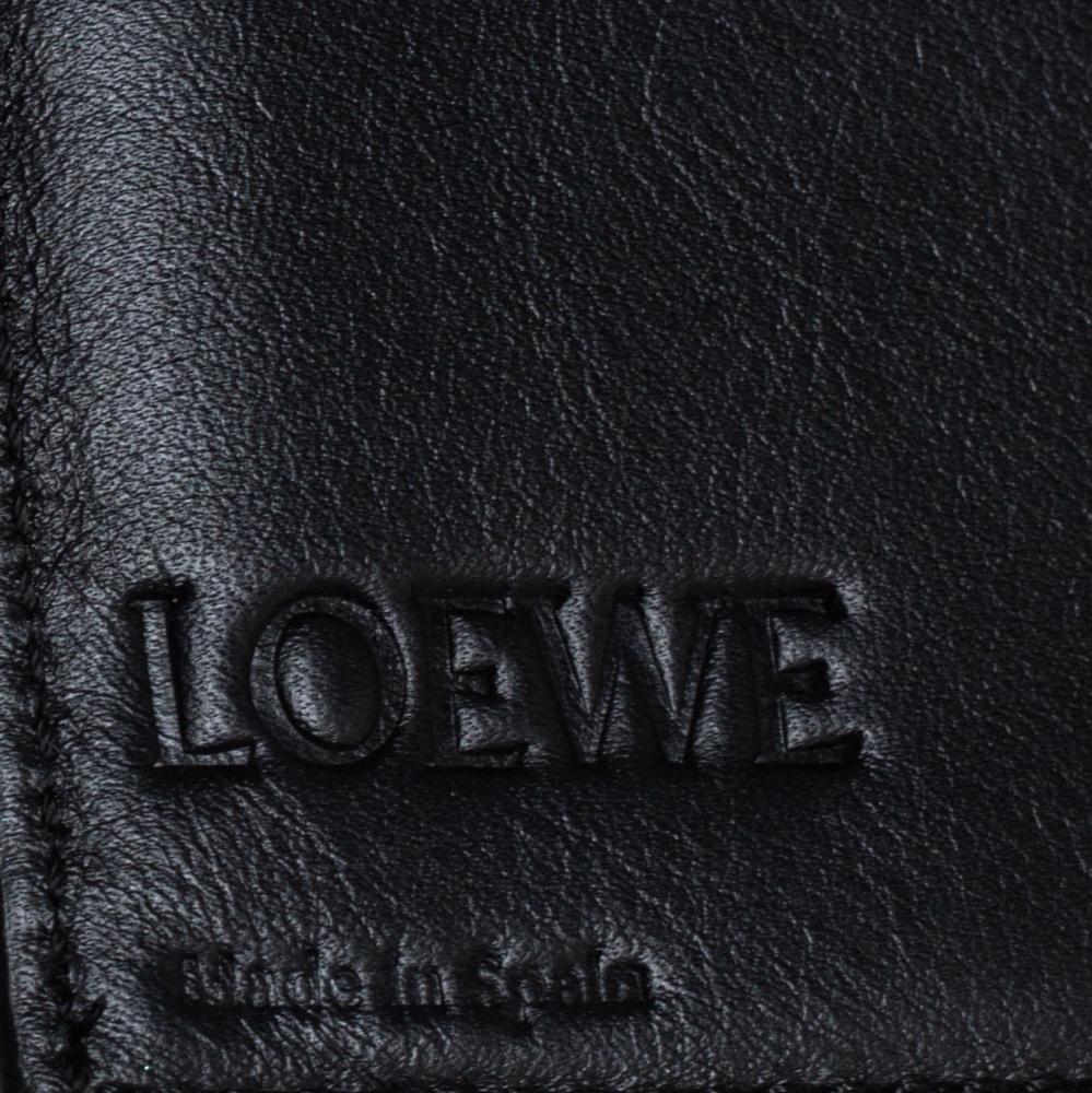 Loewe Black Leather Continental Wallet 1