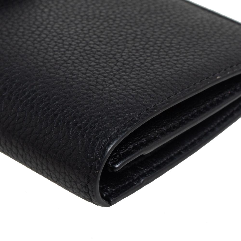 Loewe Black Leather Continental Wallet 2