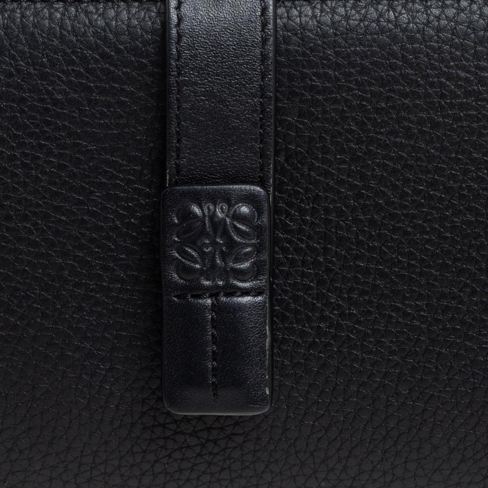 Loewe Black Leather Continental Wallet 3