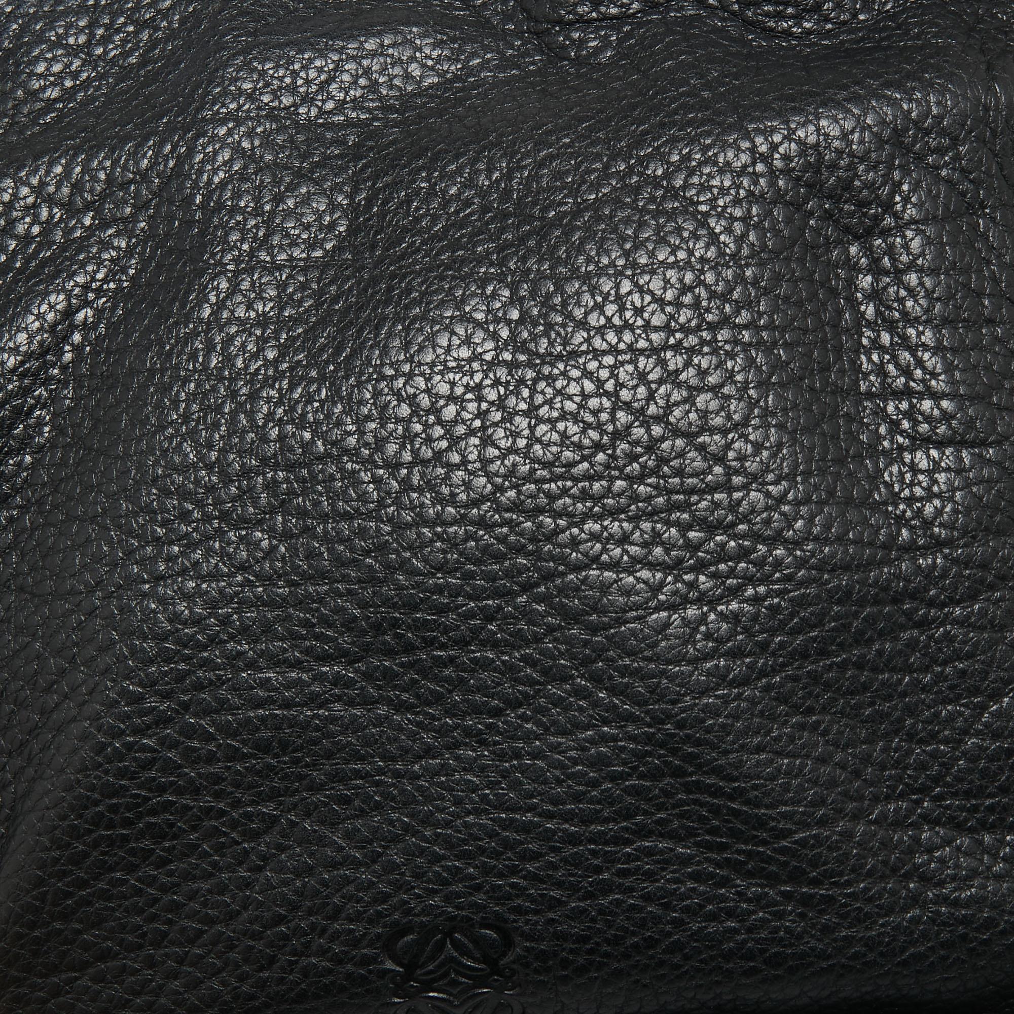 Loewe Black Leather Flamenco Crossbody Bag 2