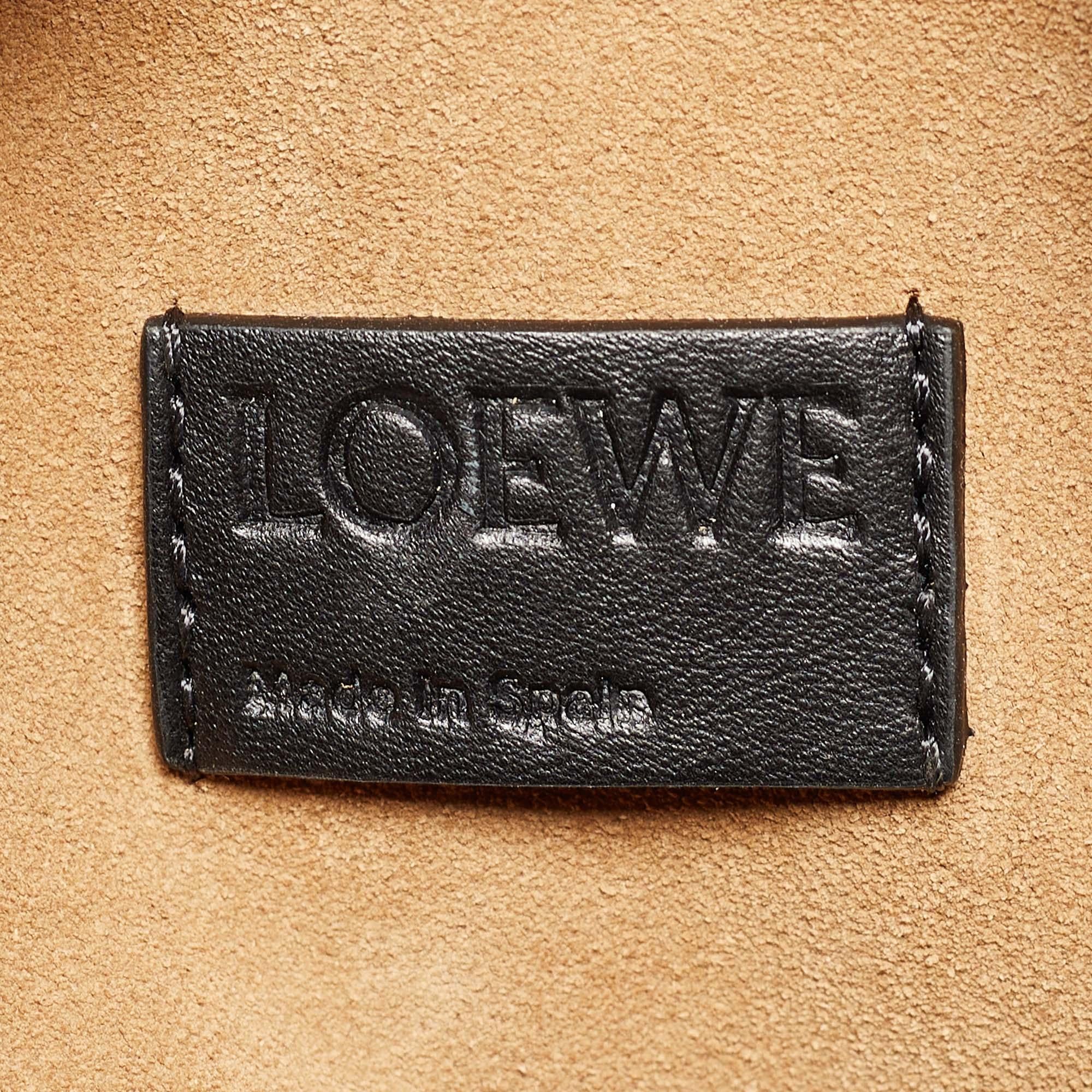 Loewe Black Leather Flamenco Knot Shoulder Bag 4