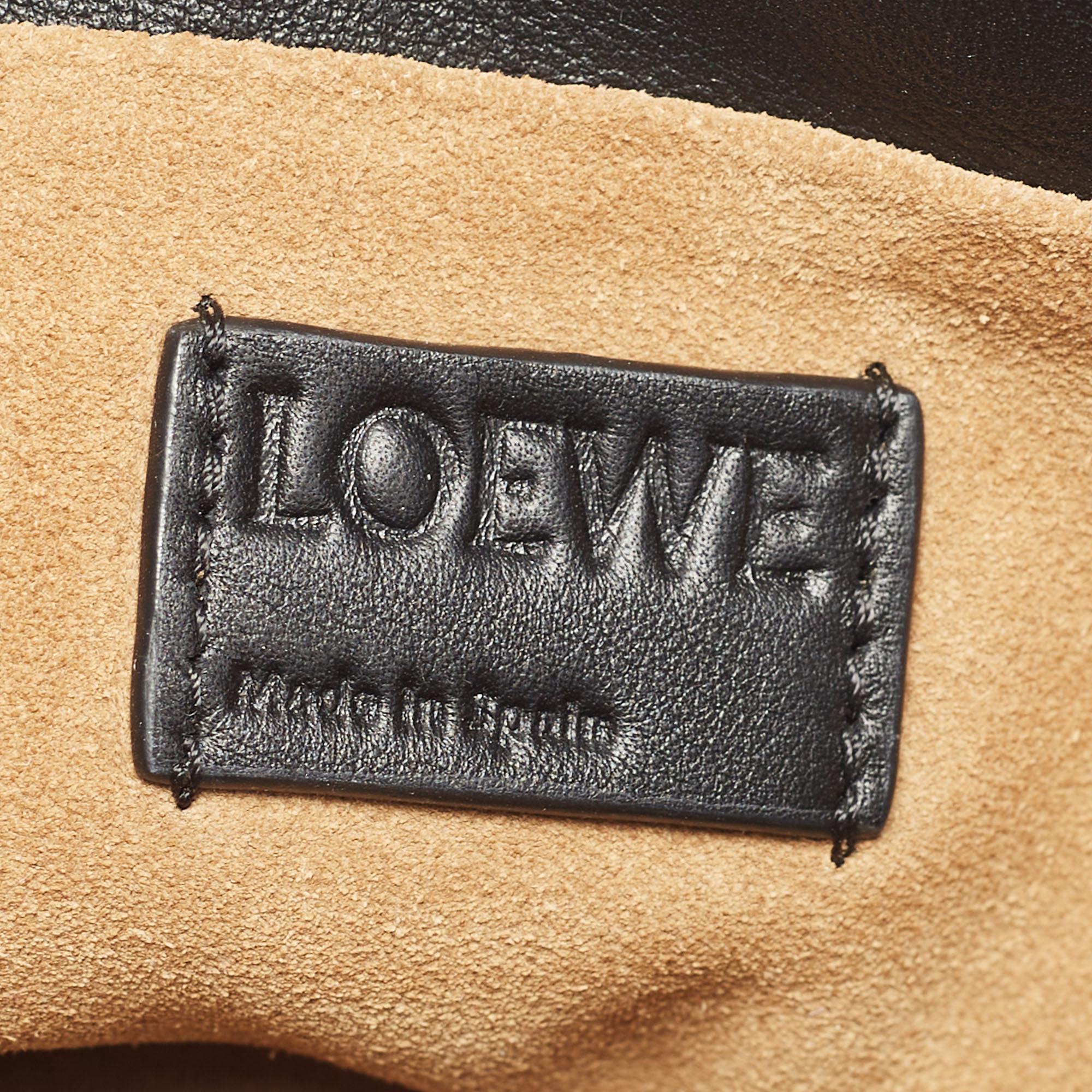 Loewe Black Leather Flamenco Shoulder Bag 5