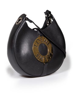 Loewe Black Leather Joyce Small Shoulder Bag