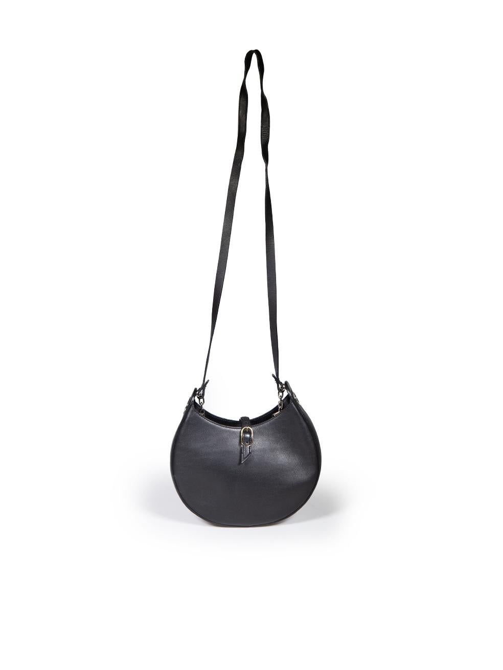 Loewe Joyce Kleine Umhängetasche aus schwarzem Leder im Zustand „Gut“ im Angebot in London, GB