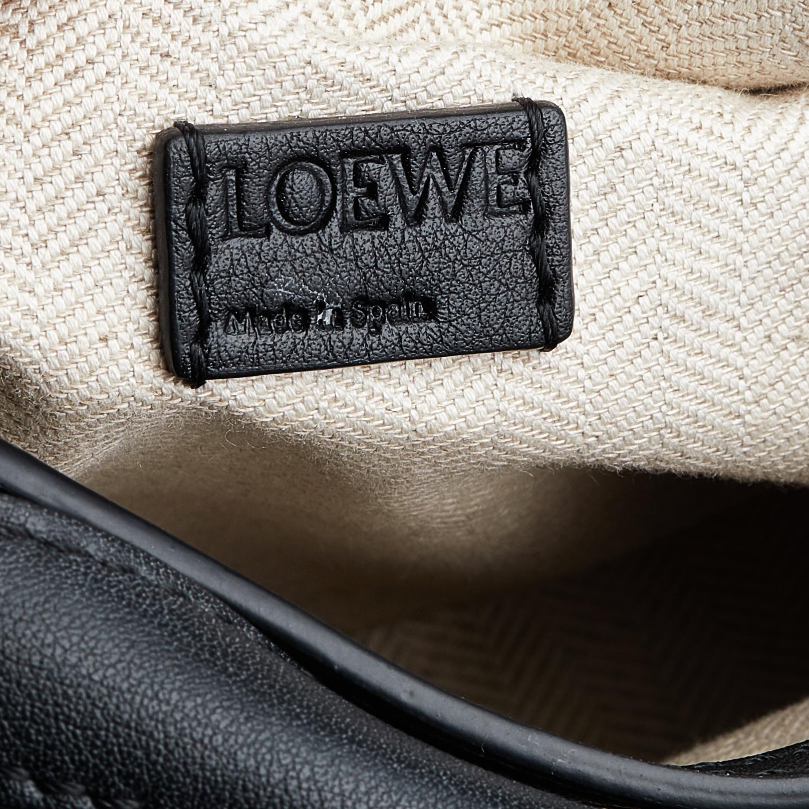 Loewe Black Leather Mini Puzzle Shoulder Bag 2