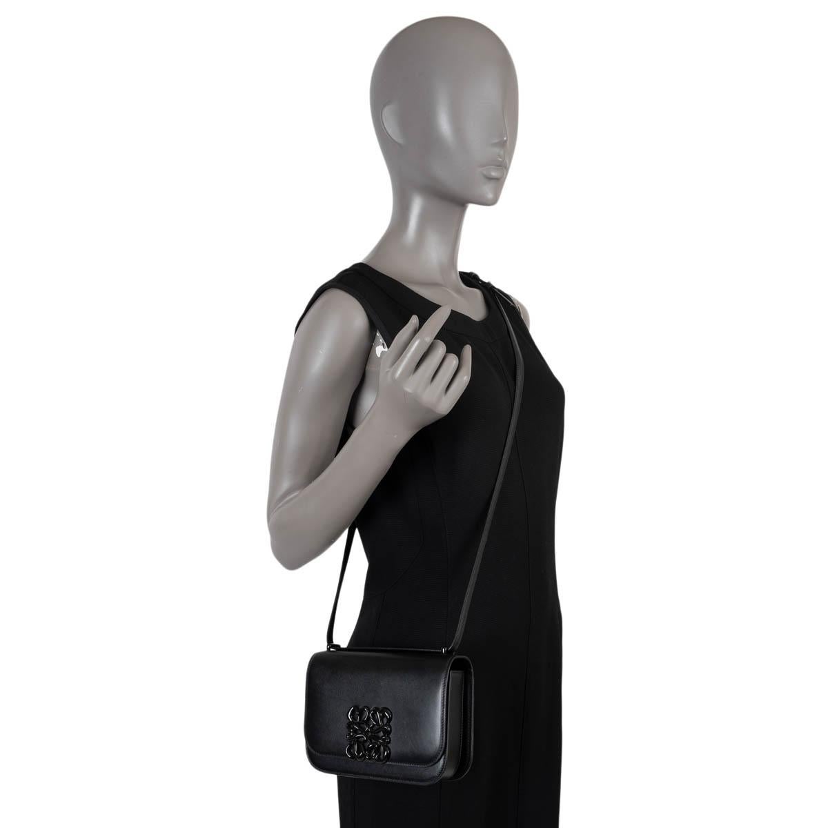 LOEWE black leather SMALL GOYA Shoulder Bag LIMITED EDITION 6