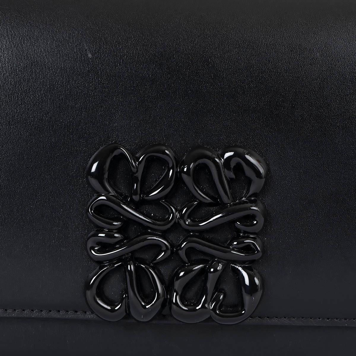 LOEWE black leather SMALL GOYA Shoulder Bag LIMITED EDITION 1