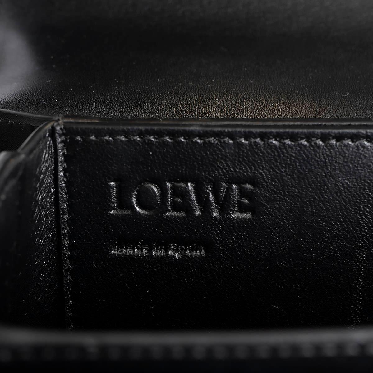 LOEWE black leather SMALL GOYA Shoulder Bag LIMITED EDITION 4