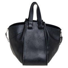 Loewe Black Leather Small Hammock Bag