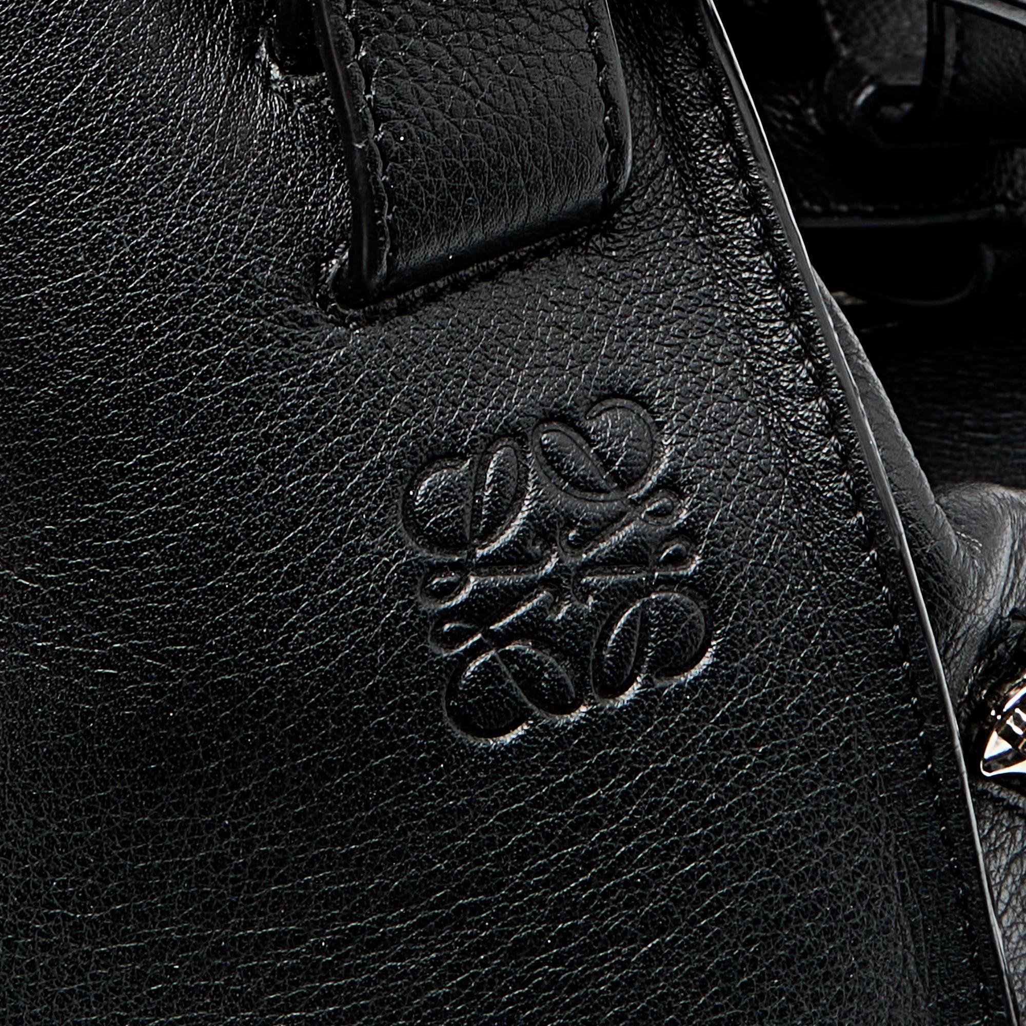 Loewe Black Leather Small Hammock Shoulder Bag 3