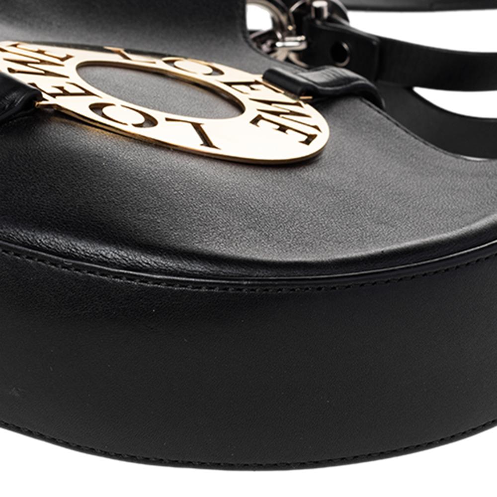 Loewe Black Leather Small Joyce Shoulder Bag 3