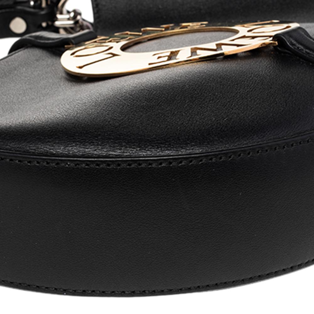 Loewe Black Leather Small Joyce Shoulder Bag 4