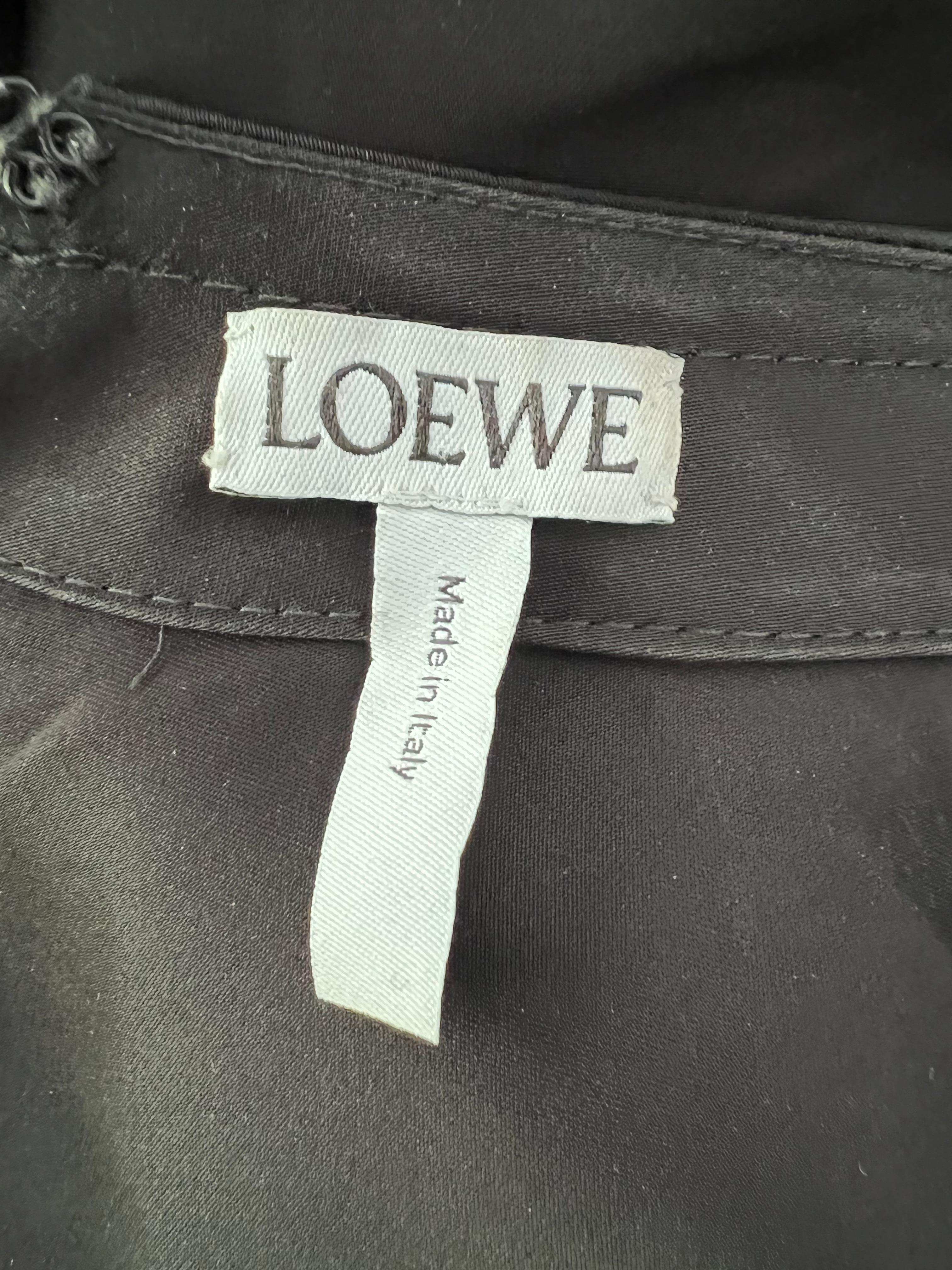 Loewe Black Maxi Dress, Size 42 5