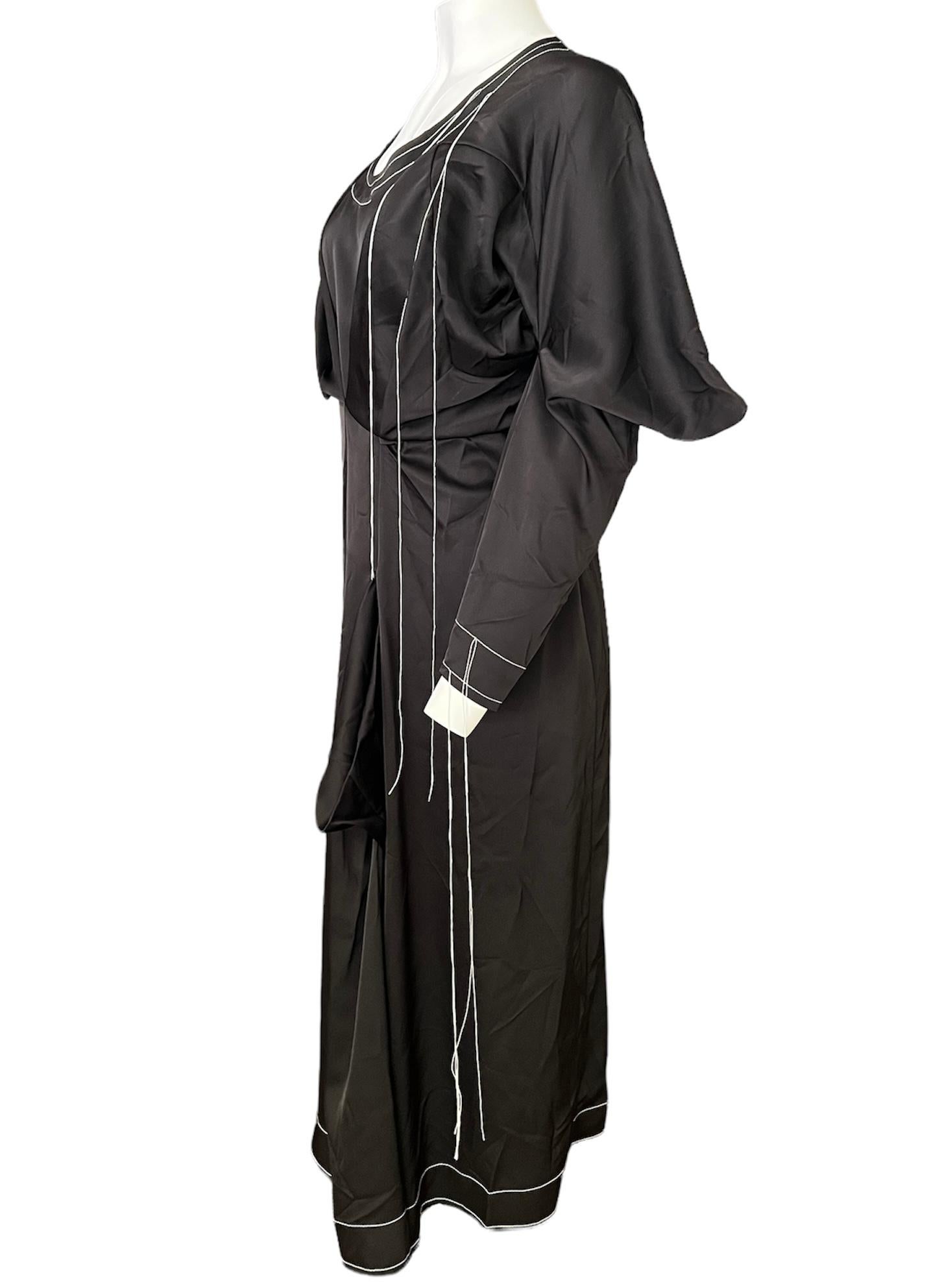 Loewe Black Maxi Dress, Size 42 In Excellent Condition In Beverly Hills, CA
