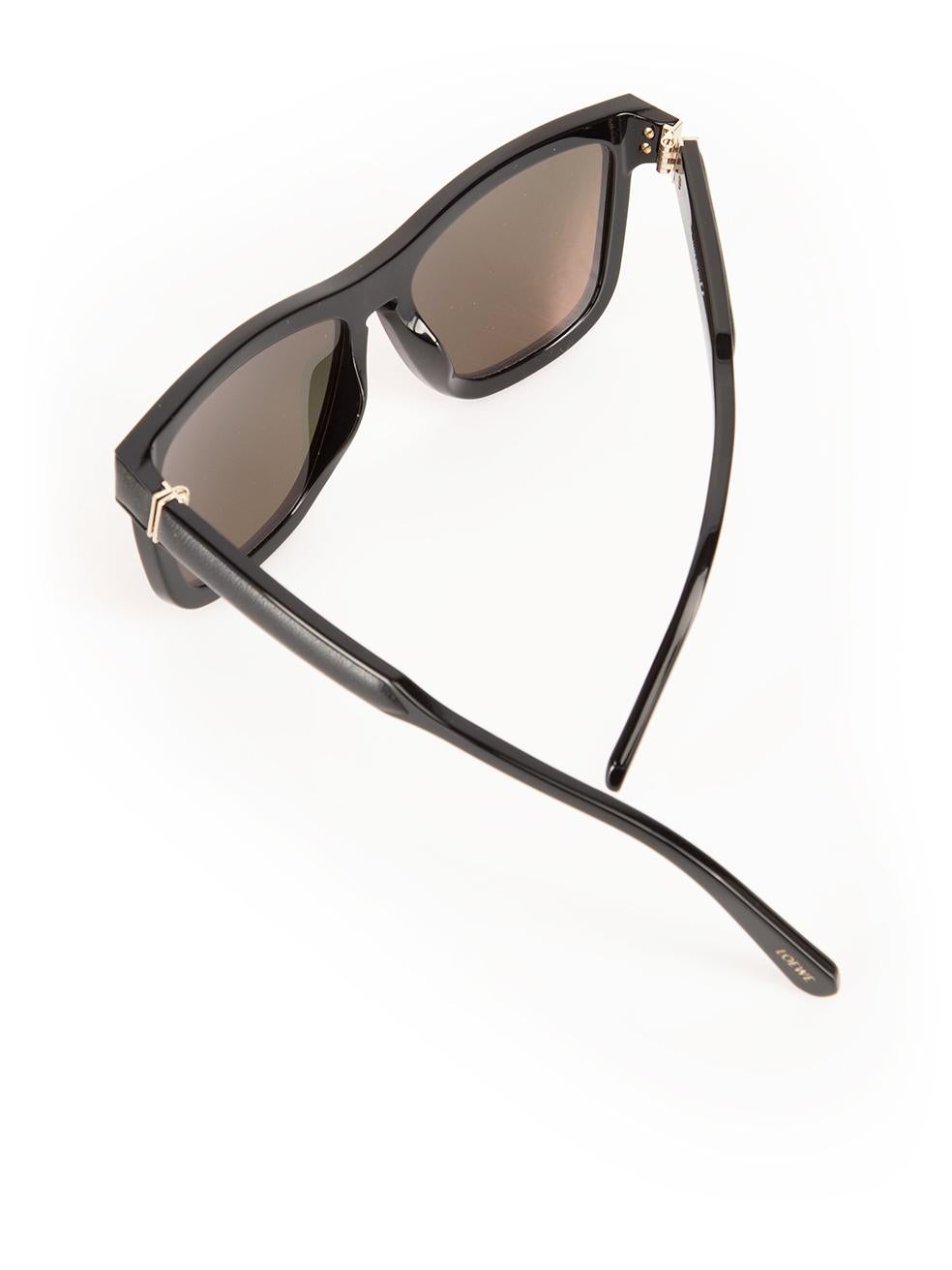 Loewe Black & Red Mirrored Square Sunglasses 2