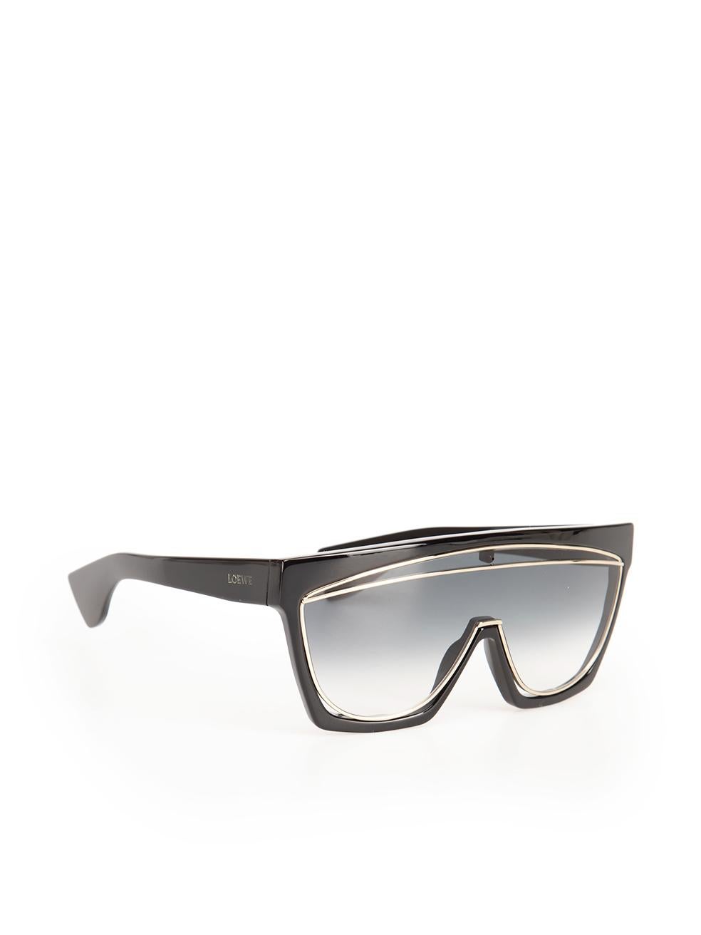 Loewe Black Shield Gradient Sunglasses In New Condition In London, GB