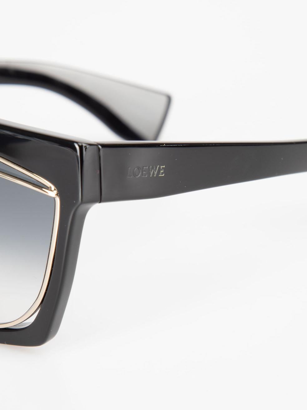 Loewe Black Shield Gradient Sunglasses 2