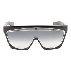 Loewe Black Shield Grey Gradient Sunglasses