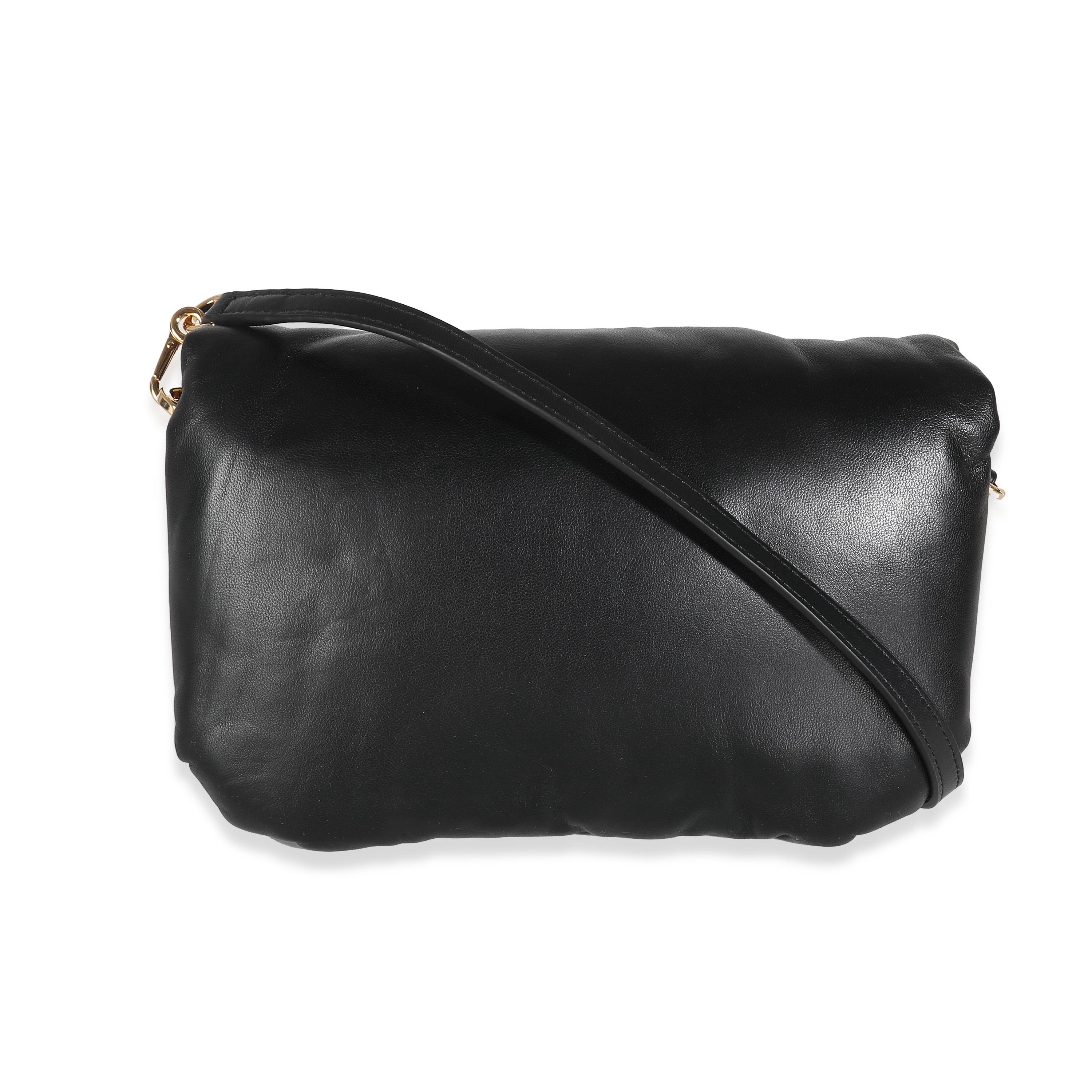 Listing Title: Loewe Black Shiny Nappa Lambskin Mini Puffer Goya
SKU: 143586
MSRP: 2700.00 USD
Condition: Pre-owned 
Handbag Condition: Pristine
Condition Comments: Item has no indication of wear.  Final sale.
Brand: Loewe
Model: Mini Puffer