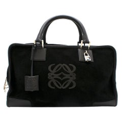 Loewe - Sac fourre-tout Amazona en cuir suédé noir &