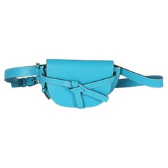 Loewe Blue Calfskin Mini Gate Belt Bag