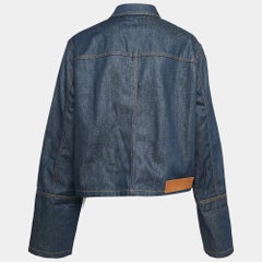 Loewe Blue Denim Fisherman Turn-Up Jacket M