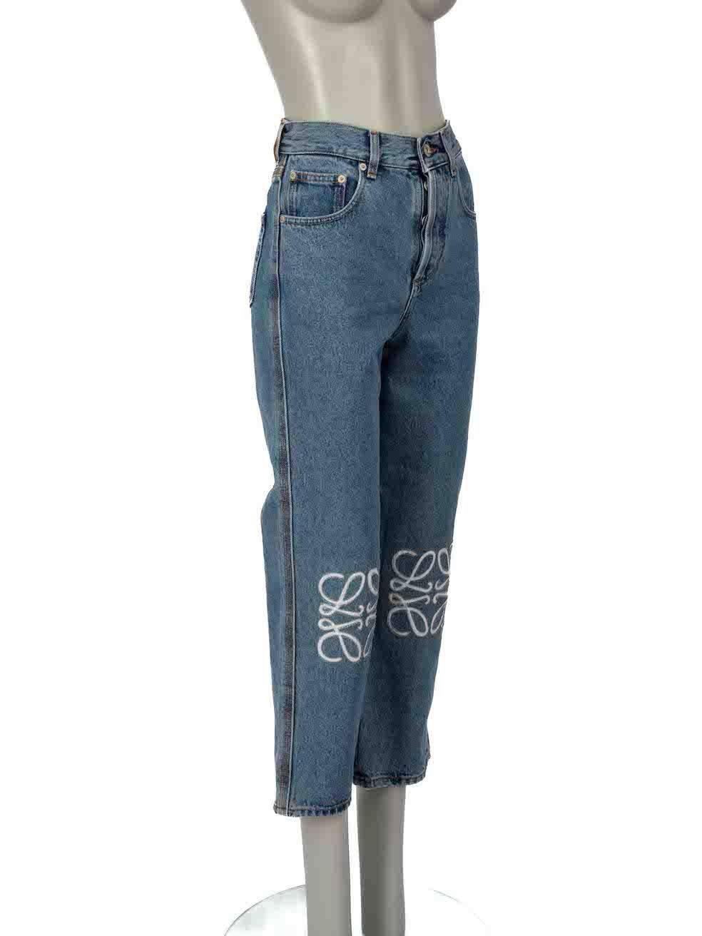 CONDITION is Very good. Hardly any visible wear to jeans is evident on this used Loewe designer resale item, however the composition and size labels have been removed. Please note that the cuffs of the jeans are deliberately distressed.
 
 
 
