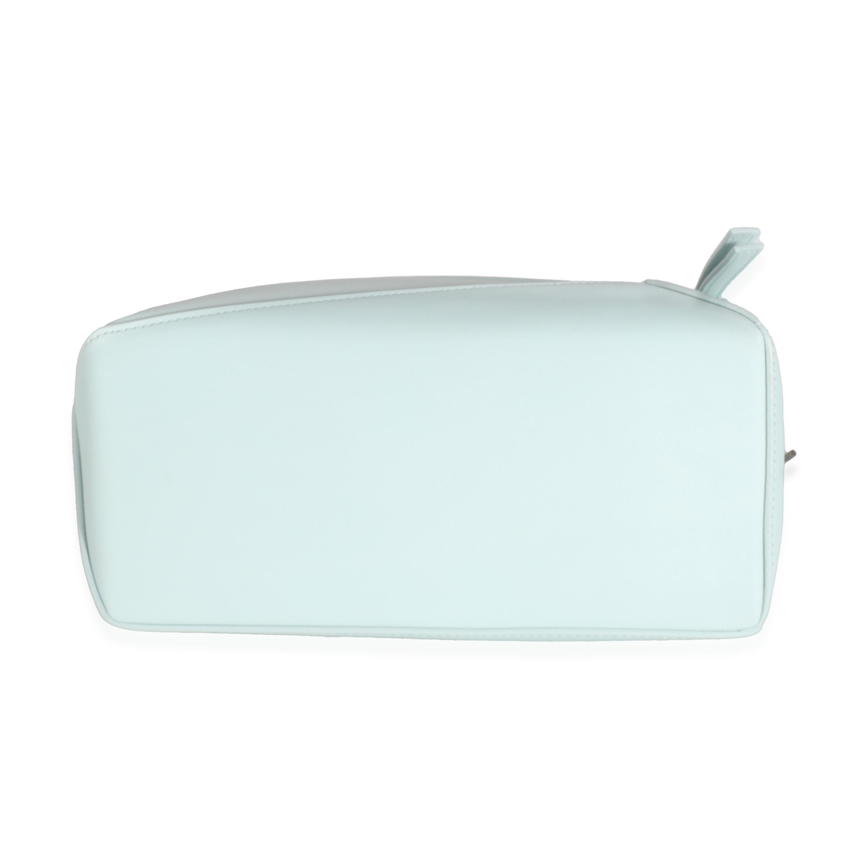 Loewe Blue Iceberg Classic Calfskin Small Puzzle Edge Bag For Sale 2