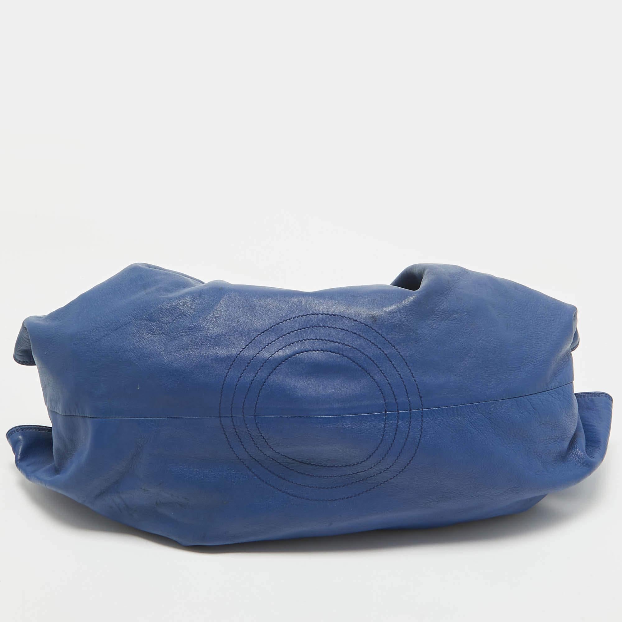 Loewe Blue Leather Aire Hobo 3