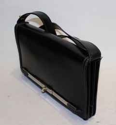 Loewe  Blue Leather Handbag with Adjustable Strap