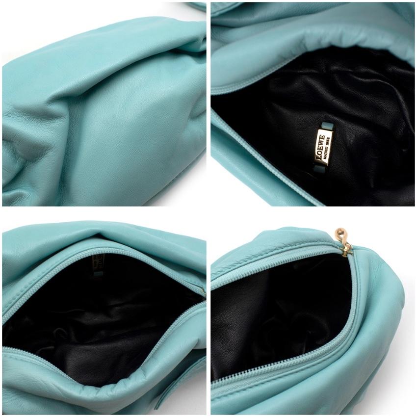 Loewe Blue Leather Vintage Top Handle Mini Bag  4