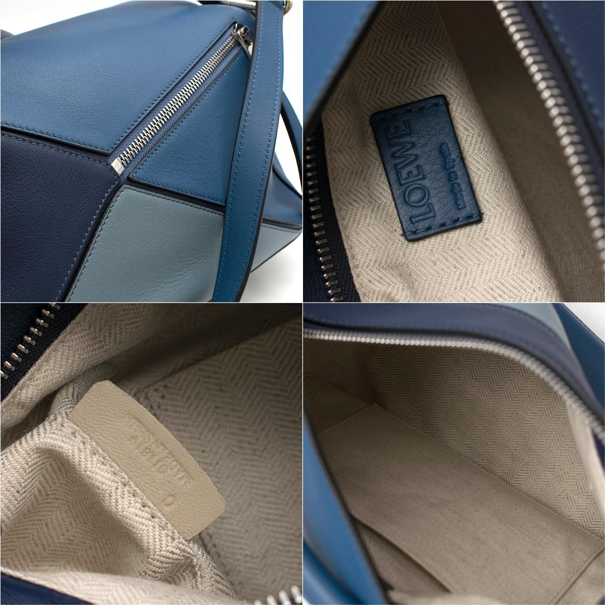 Women's Loewe Blue Small Puzzle Bag Small