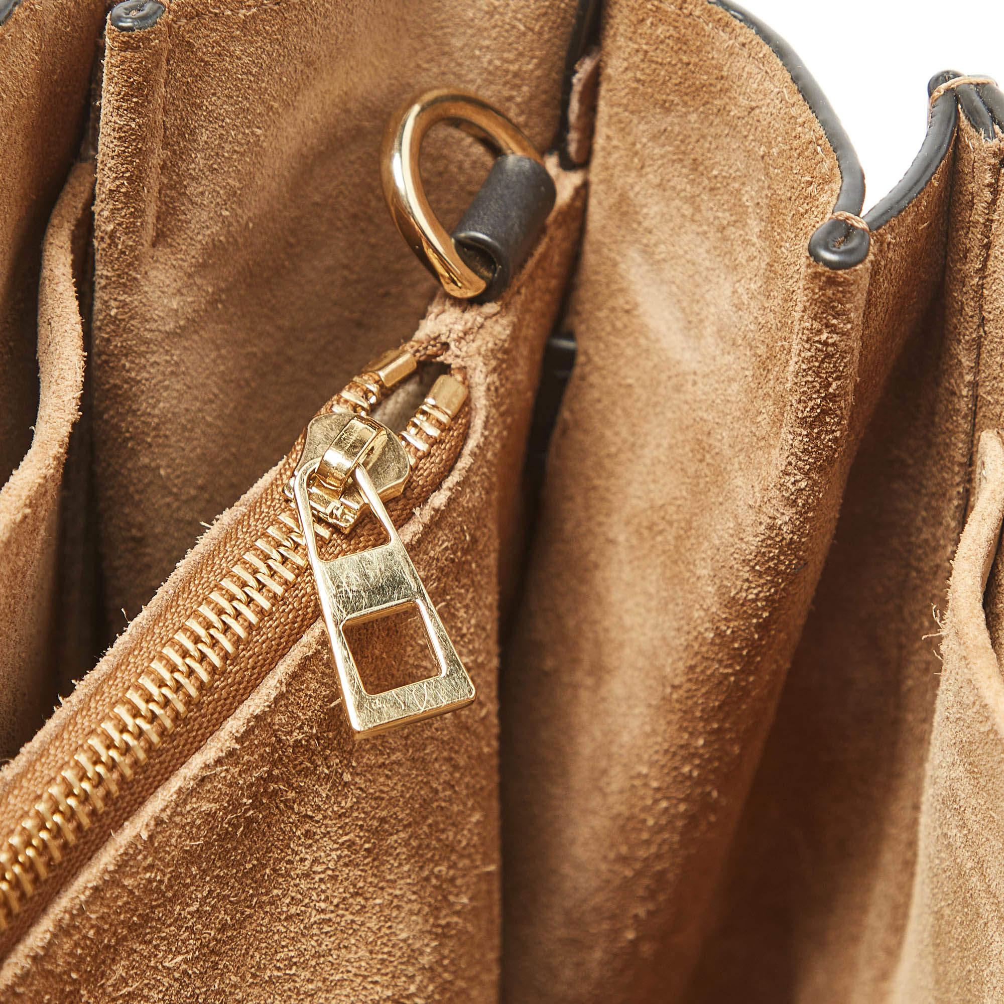 Loewe Brown/Black Leather Gate Tote 3