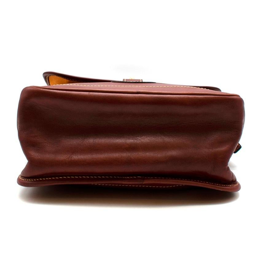 Loewe Braun & Grünes Wildleder & Leder Vintage Umhängetasche 1