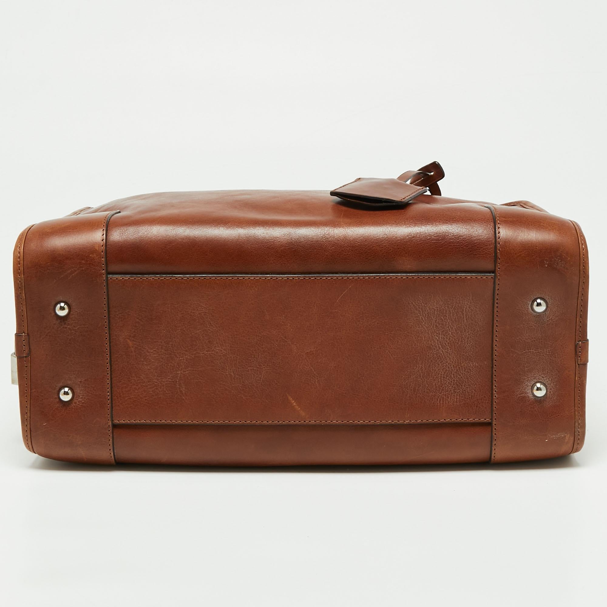 Women's Loewe Brown Leather Amazona Satchel