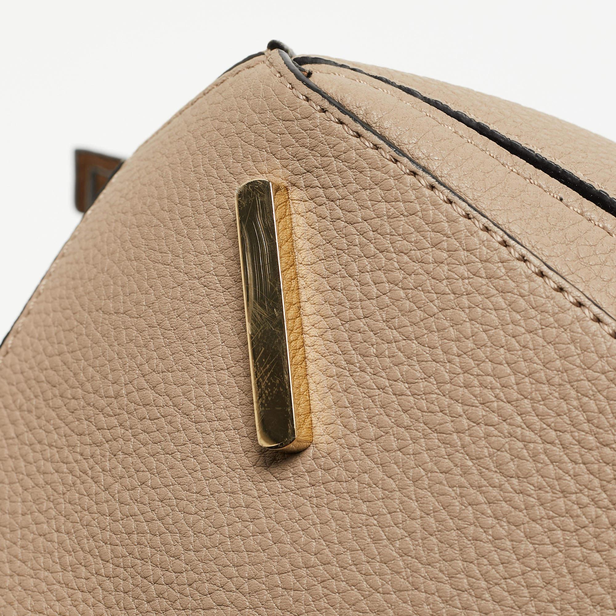 Loewe Brown Leather Medium Puzzle Shoulder Bag 6