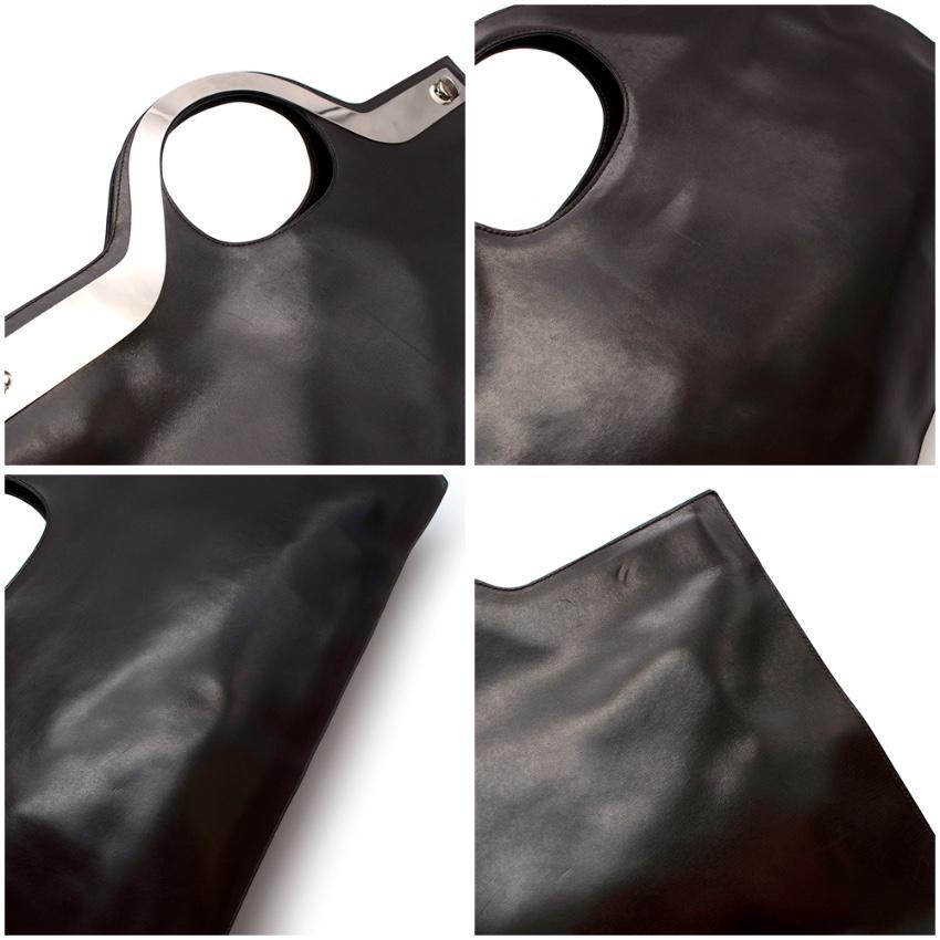 Loewe Brown Leather & Metal Vintage Top Handle Bag 1