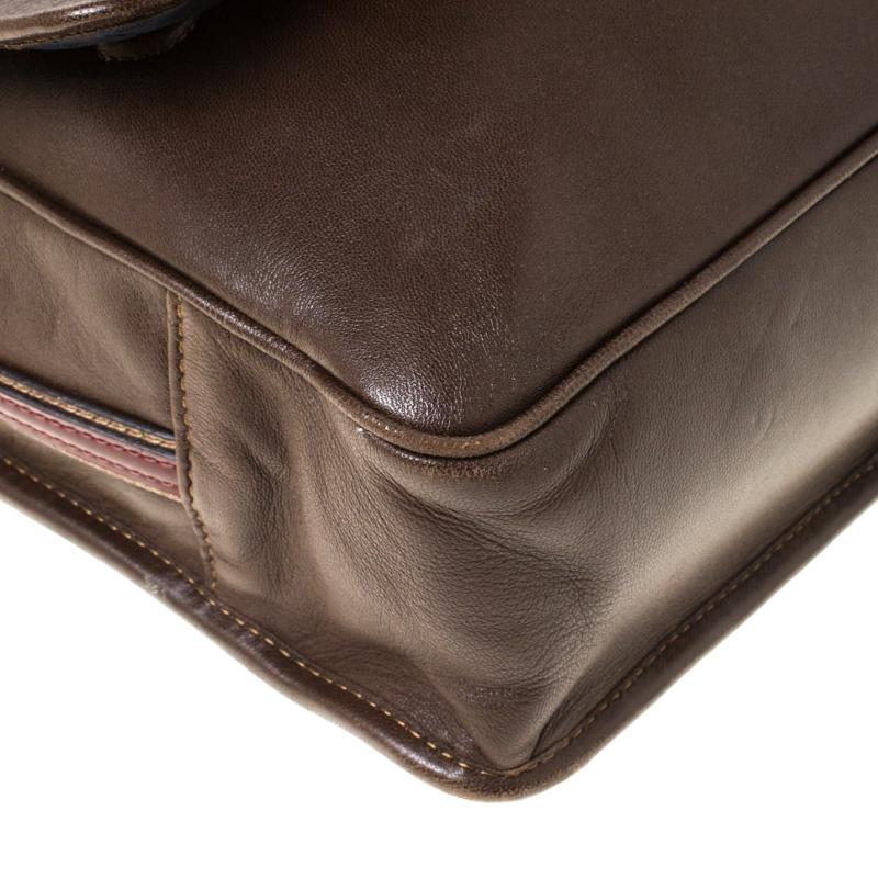 Loewe Brown Leather Shoulder Bag 5