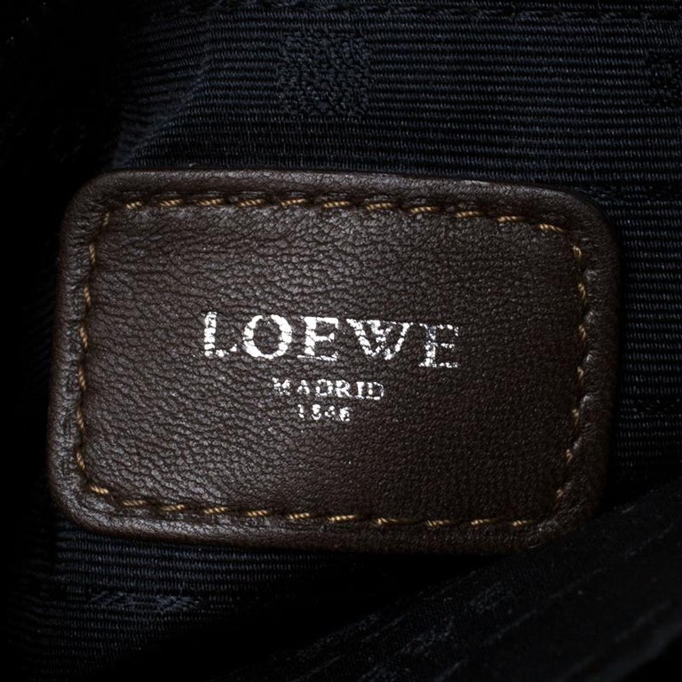 Loewe Brown Leather Shoulder Bag For Sale at 1stdibs